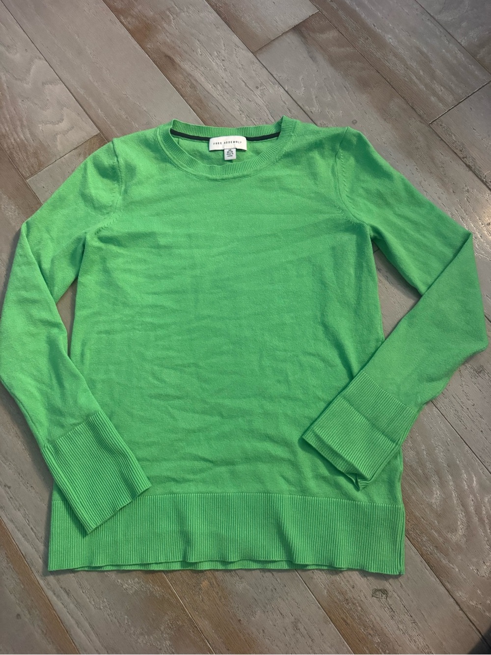 Bright Green Crewneck Sweater Free Assembly